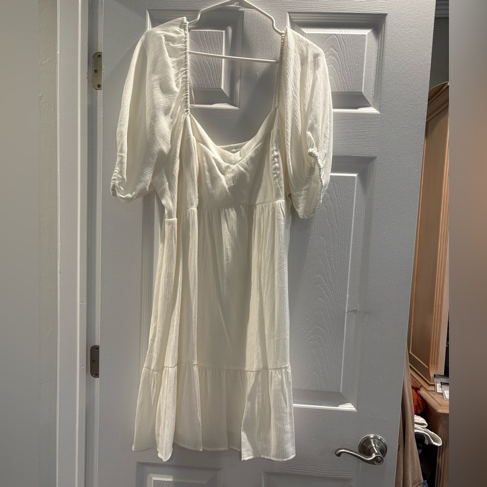 Nine West Puff Sleeve Mini Dress